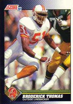 Broderick Thomas Tampa Bay Buccaneers 1991 Score NFL #510